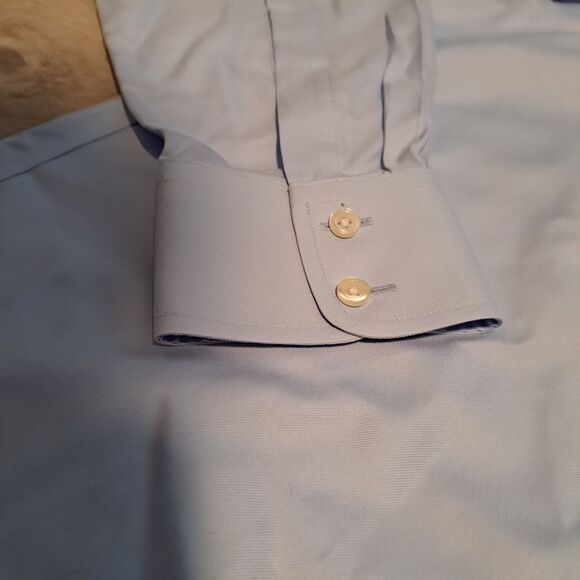 Charles Tyrwhitt Dress Shirt Non Iron Classic Fit Blue Men's 17/36 - Picture 5 of 11